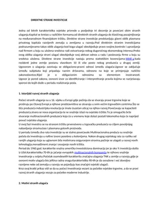 Direktne strane investicije