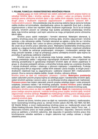 Krivično pravo – Opšti dio