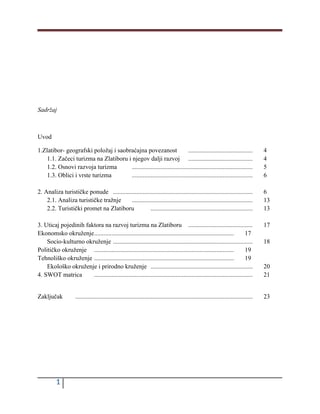 Razvoj hotelijerstva na Zlatiboru