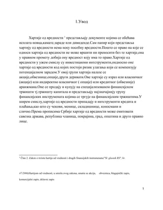 Hartije od vrednosti