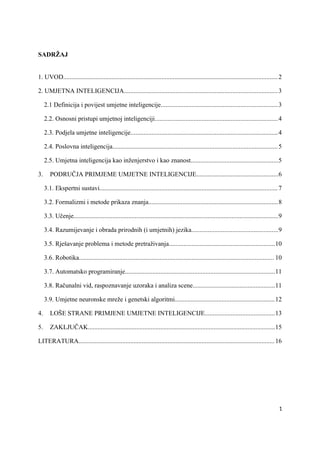 Primjena umjetne inteligencije i loše strane primjene umjetne inteligencije