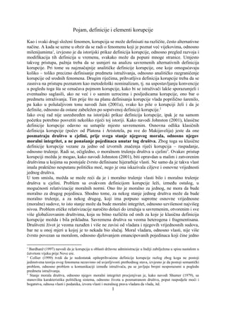 Pojam, definicije i elementi korupcije