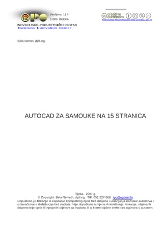 Uputstvo za AutoCAD