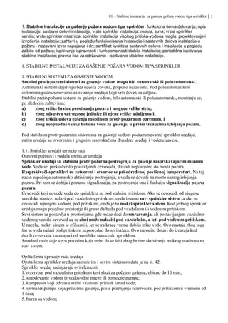 Stabilni sistemi za gašenje požara