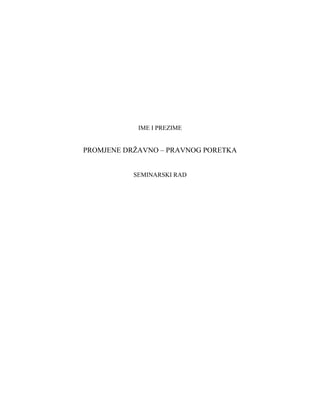 Promene državno-pravnog poretka