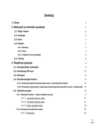 Štedljivije grejanje – Eko kuće