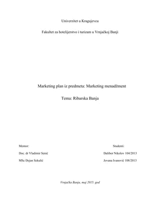 Funkcionalne transformacije opštine Ribarska banja