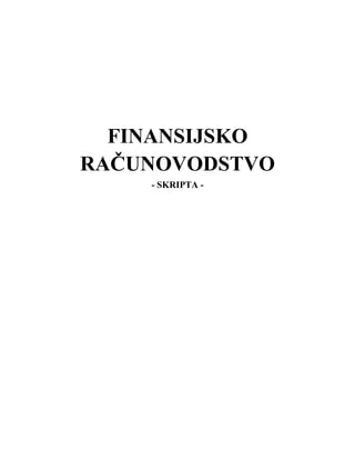 Finansijsko računovodstvo (kolokvijum)