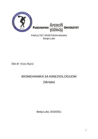 Biomehanika sa kineziologijom