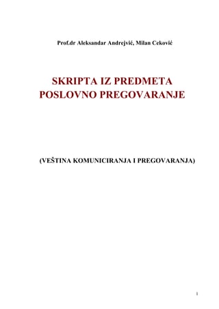 Poslovno pregovaranje