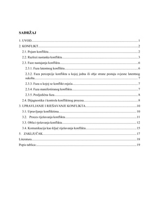 Upravljanje u konfliktnim situacijama