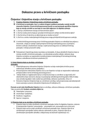 Dokazno pravo u krivičnom postupku