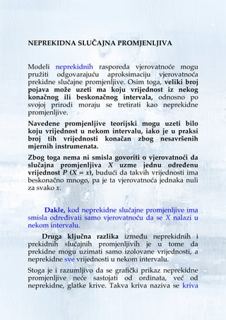 Neprekidna slučajna promjenljiva