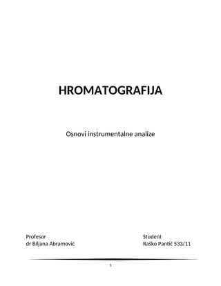 Hromatografija