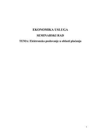 Elektronsko poslovanje u oblasti plaćanja