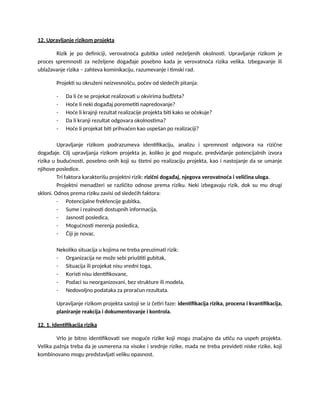 Upravljanje projektima