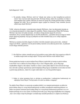 Zadaca: Marketing menadžment – Oscar Mayer