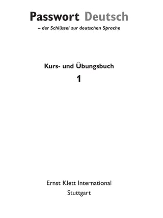 Passwort Deutsch-radna knjiga