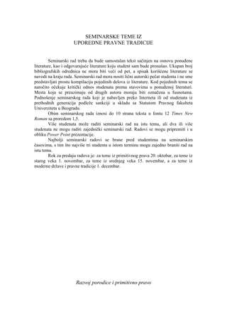 Uporedna pravna tradicija