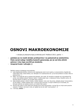 Osnovi makroekonomije
