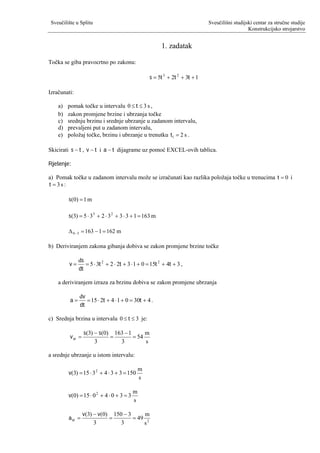 Zadaci iz kinematike