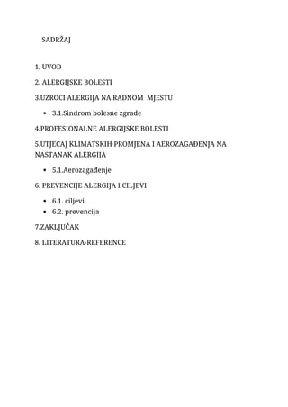 Alergološke bolesti