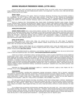 Hegelova filozofija: apsolutni idealizam i dijalektika