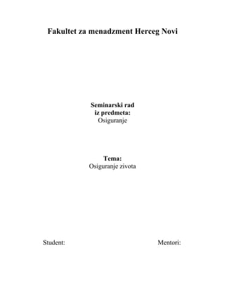 Organi upravljanja društva za osiguranje