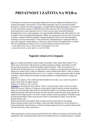 Privatnost i zaštita na webu