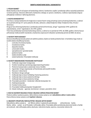 Monetarna ekonomija i bankarstvo