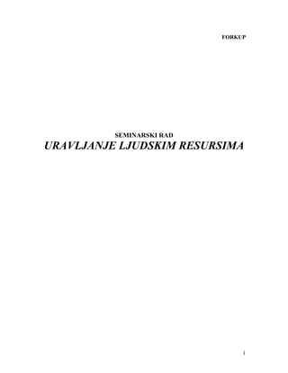 Upravljanje ljudskim resursima