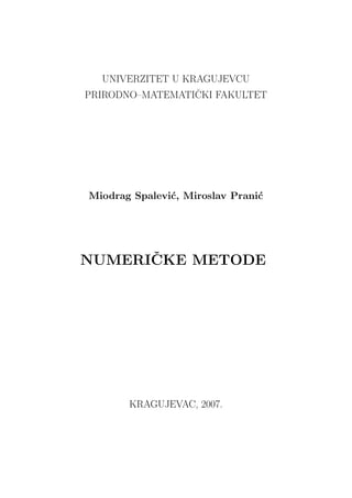 Numericke metode