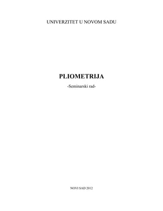 Pliometrija