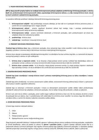 Krivicno procesno pravo