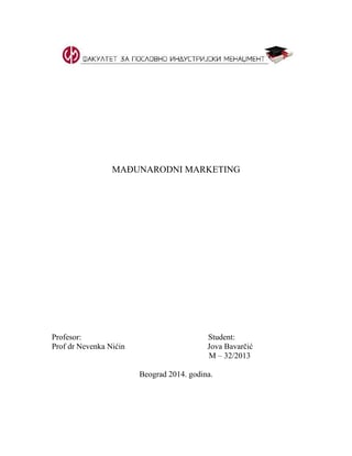 Međunarodni marketing