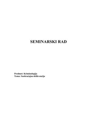 Saobraćajna delikvencija