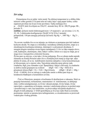 Toksično dejstvo žive