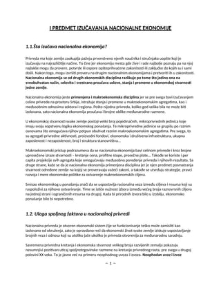 Nacionalna ekonomija