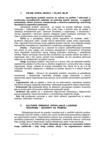 Menadžment ljudskih resursa