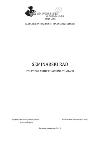 Strateški adut koncerna Tondach