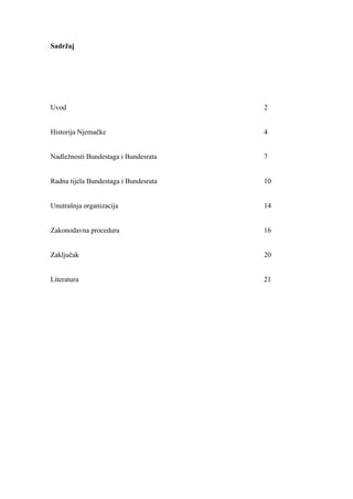 Savremeni pravni politički sistem Njemacke