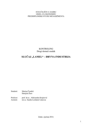 Slučaj „LAMEL“ – Drvna industrija