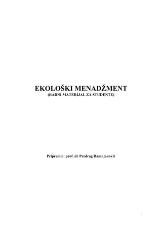 Ekoloski menadzment