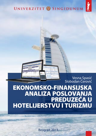Ekonomsko finansiska analiza poslovanja preduzeca u turizmu
