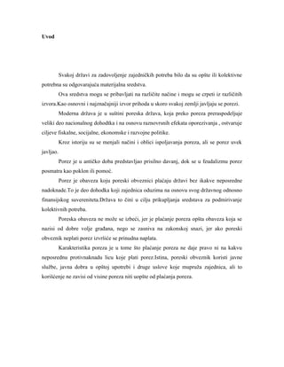 Porezi kao izvor javnih prihoda