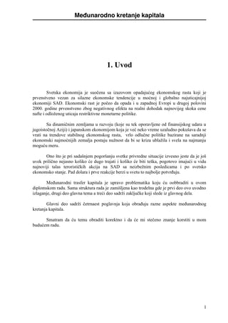 Međunarodno kretanje kapitala