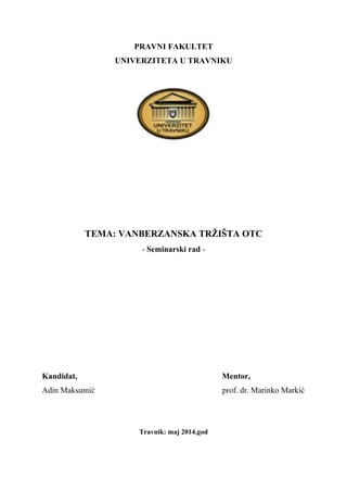 Vanberzanska tržišta OTC