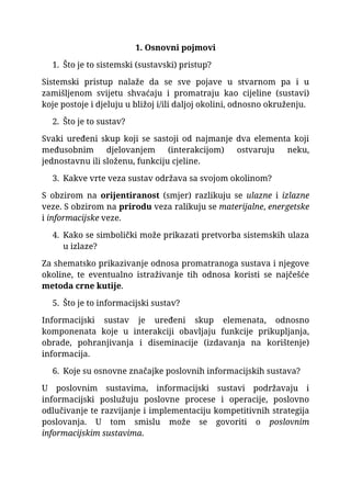 Poslovni informaciski sustavi