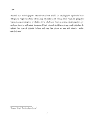 Krivično delo ubistva: kriminalistička analiza