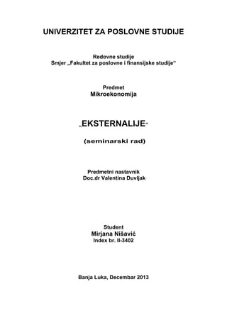 Eksternalije
